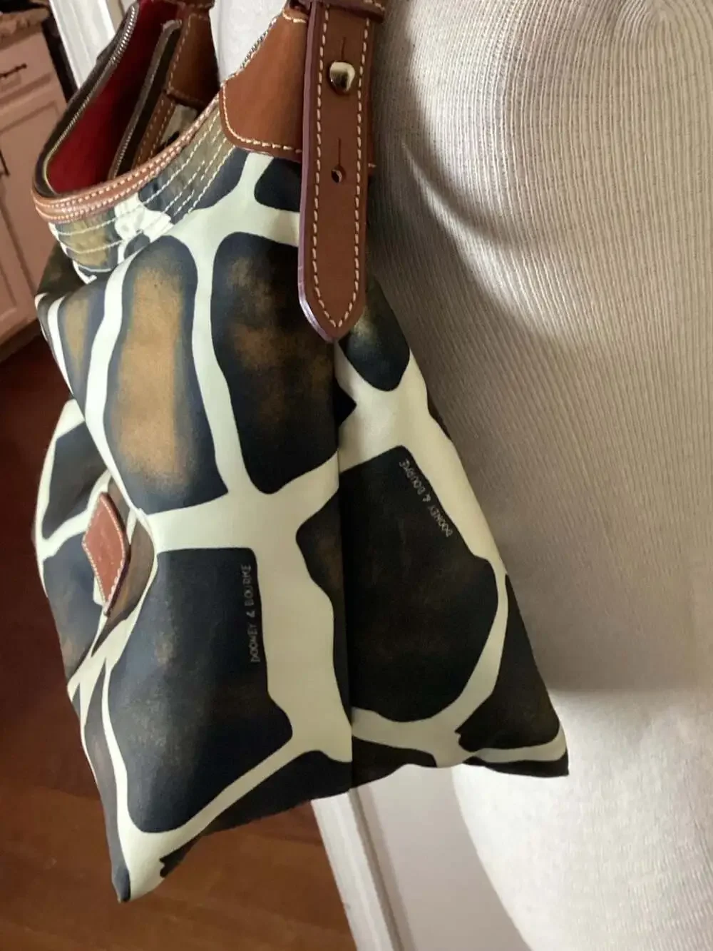 Dooney & Bourke Giraffe Print Hobo Shoulder Bag